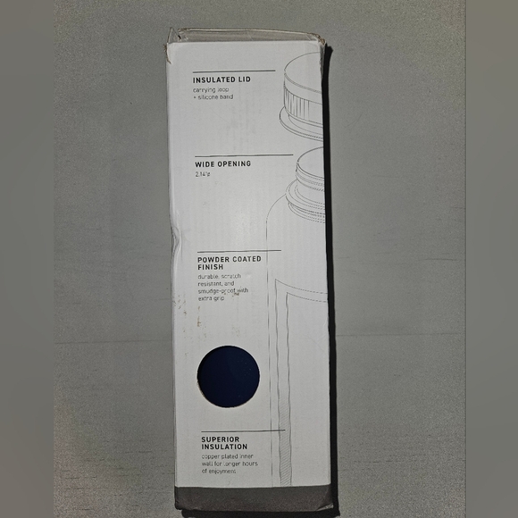 H2go 40 oz Stainless Steel Water Bottle. Insulated Lid, Wide Opening, Bud light - Picture 5 of 6